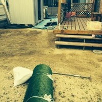 庭に人工芝を施工しました！のサムネイル